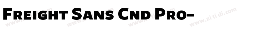 Freight Sans Cnd Pro字体转换